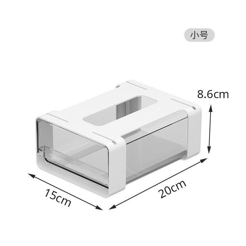 Under-Desk Drawer Storage Box – Hidden Desk Organizer for Office, Dorm & Makeup
