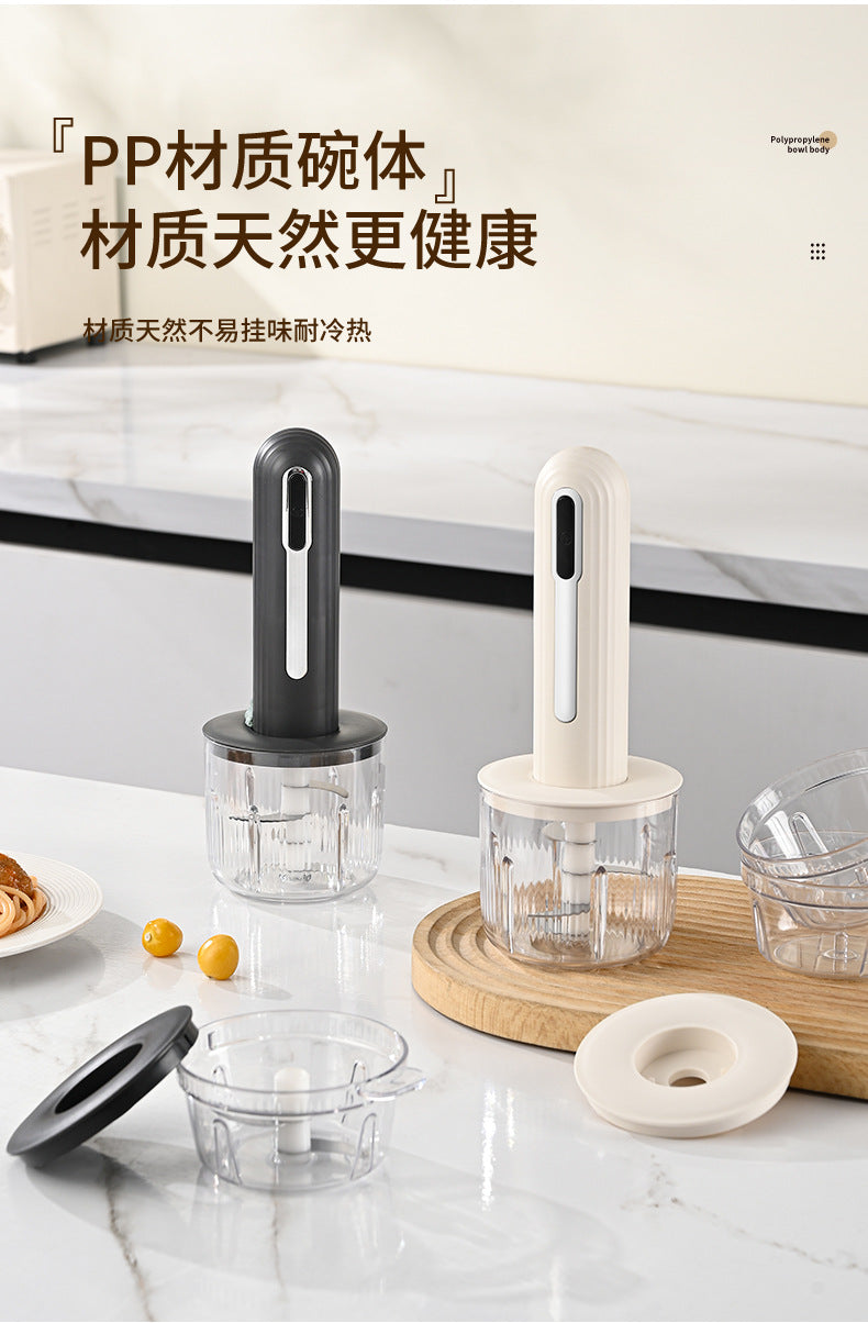 Wireless Mini Food Processor – USB Electric Garlic Masher, Vegetable Mincer & Baby Food Maker