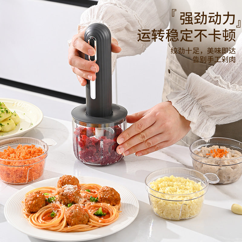 Wireless Mini Food Processor – USB Electric Garlic Masher, Vegetable Mincer & Baby Food Maker