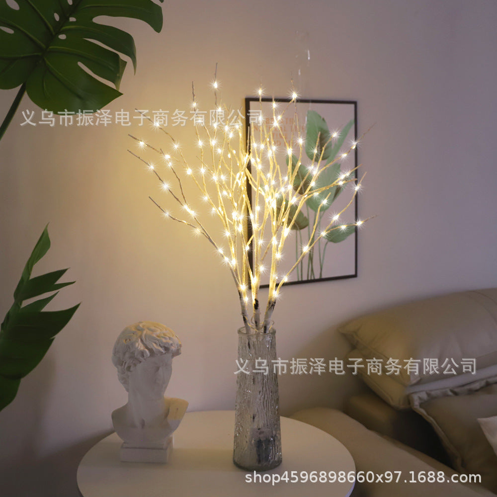 LED Branch Tree Lamp – Birch Simulation, Warm Atmosphere Light for Home, Party & Bedroom Decor