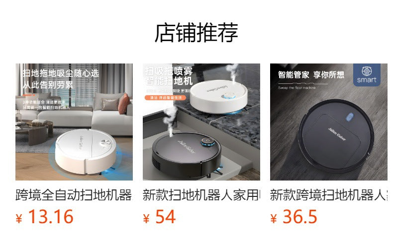 Smart Robot Vacuum Cleaner Pro – 3-in-1 Sweep, Vacuum & Mop, 1500Pa Suction