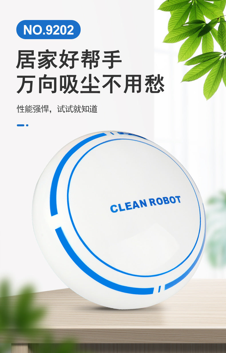 Mini Robot Vacuum Cleaner – Compact, USB Rechargeable, 2000Pa Suction