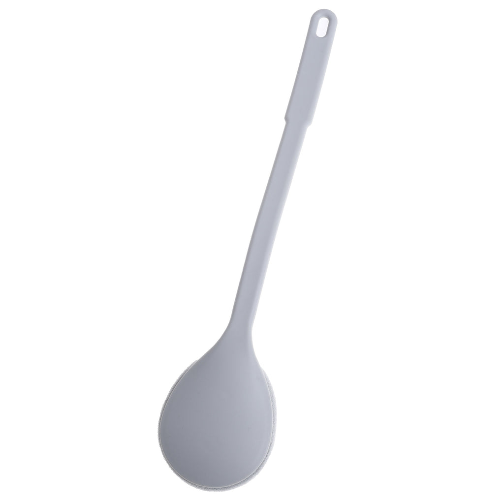 Long Handle Bath Scrubbing Brush – Deep Cleaning Exfoliating Body Brush with 3 Replacement Heads