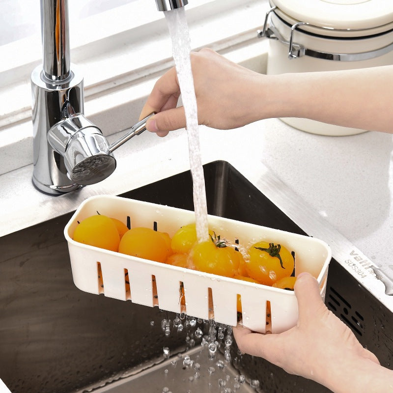 Refrigerator Organizer Box – Multi-Compartment Fresh-Keeping Storage with Drain Design