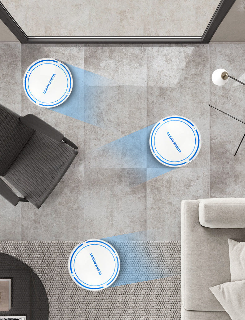 Mini Robot Vacuum Cleaner – Compact, USB Rechargeable, 2000Pa Suction