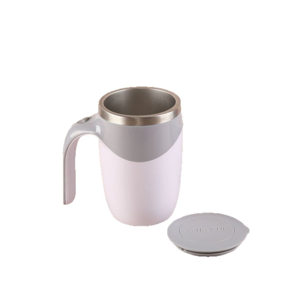 Self-Stirring Coffee Cup – 304 Stainless Steel, Magnetic Rotation, USB Rechargeable
