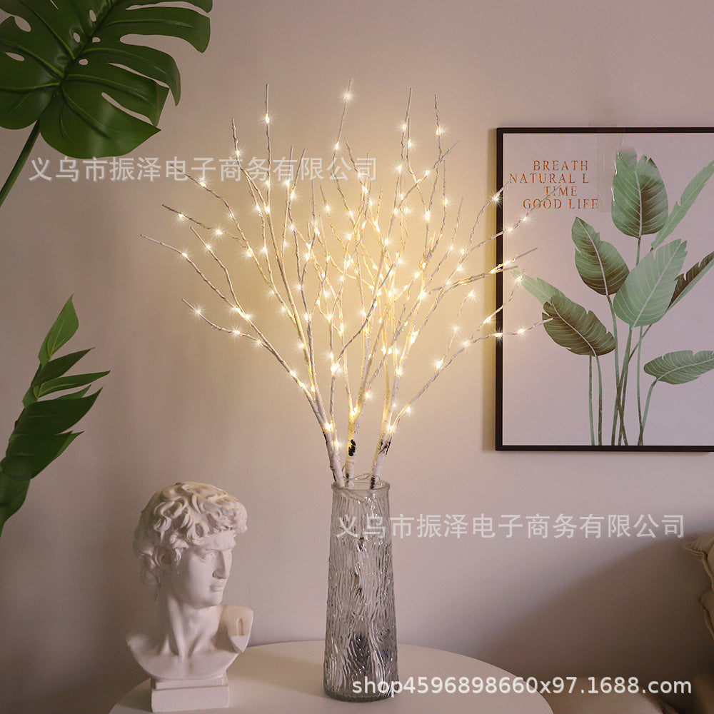LED Branch Tree Lamp – Birch Simulation, Warm Atmosphere Light for Home, Party & Bedroom Decor