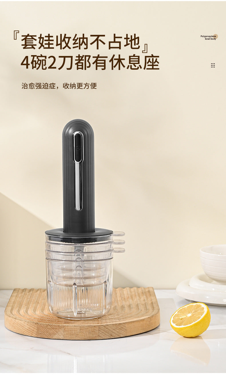 Wireless Mini Food Processor – USB Electric Garlic Masher, Vegetable Mincer & Baby Food Maker