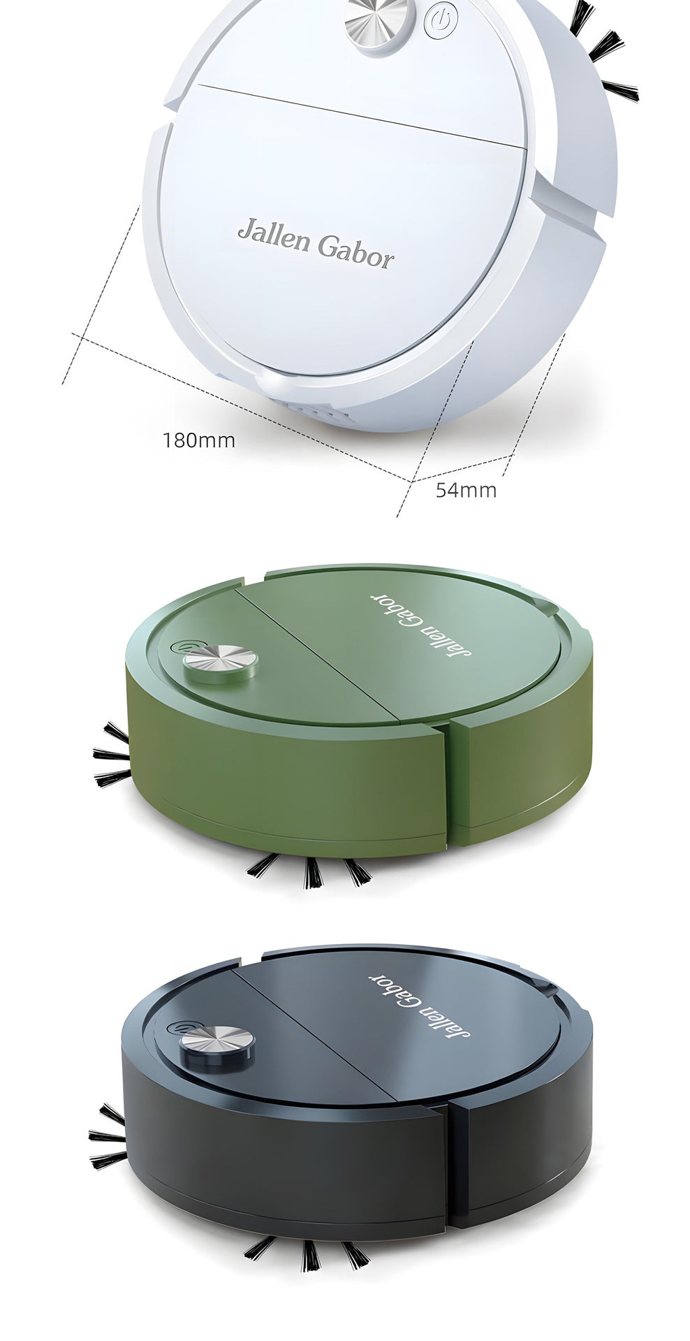 Smart Robot Vacuum Cleaner Pro – 3-in-1 Sweep, Vacuum & Mop, 1500Pa Suction