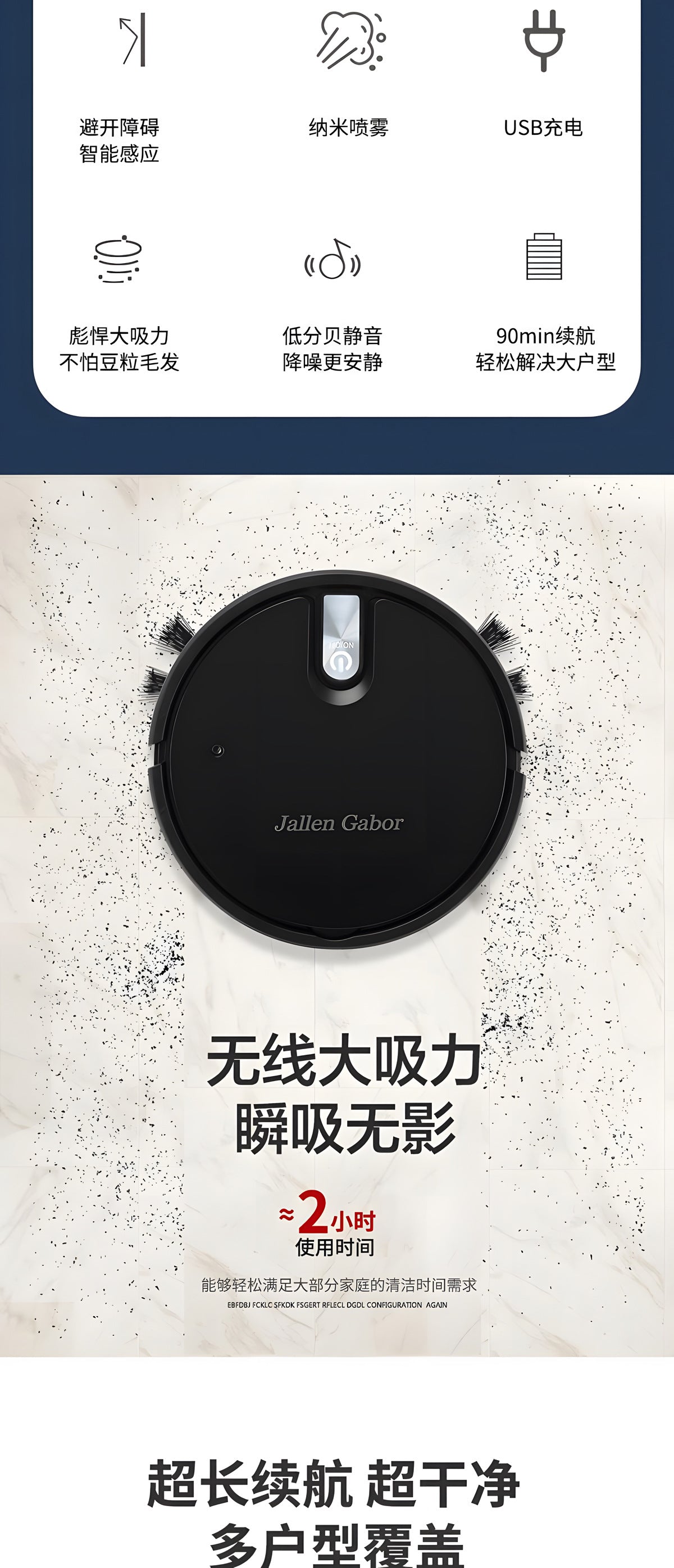Smart Robot Vacuum Cleaner Pro – 3-in-1 Sweep, Vacuum & Mop, 1500Pa Suction