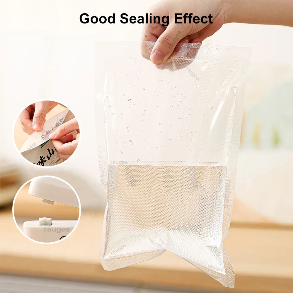 Mini Bag Sealer – Portable Handheld Heat Sealer, USB Rechargeable, No Preheating
