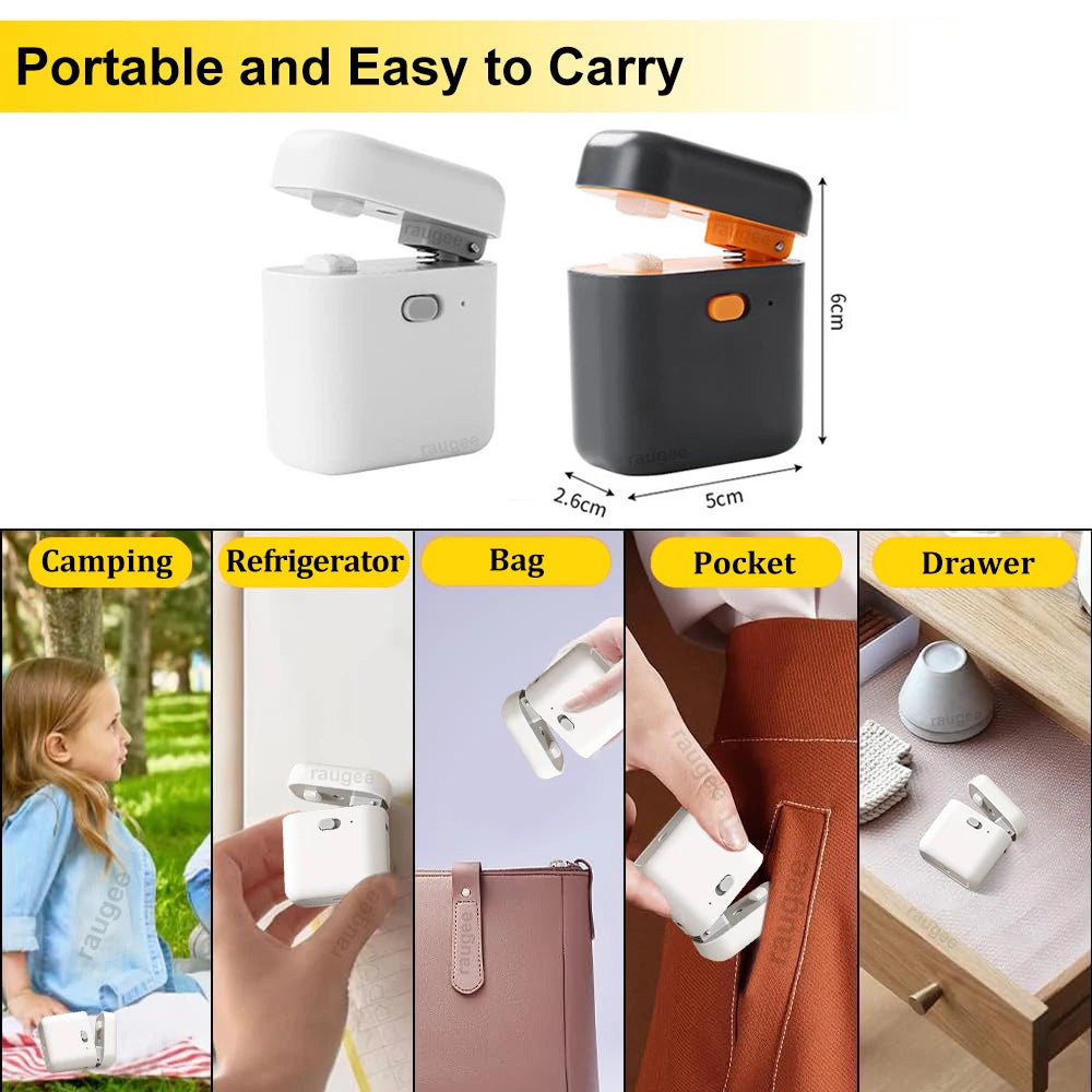 Mini Bag Sealer – Portable Handheld Heat Sealer, USB Rechargeable, No Preheating