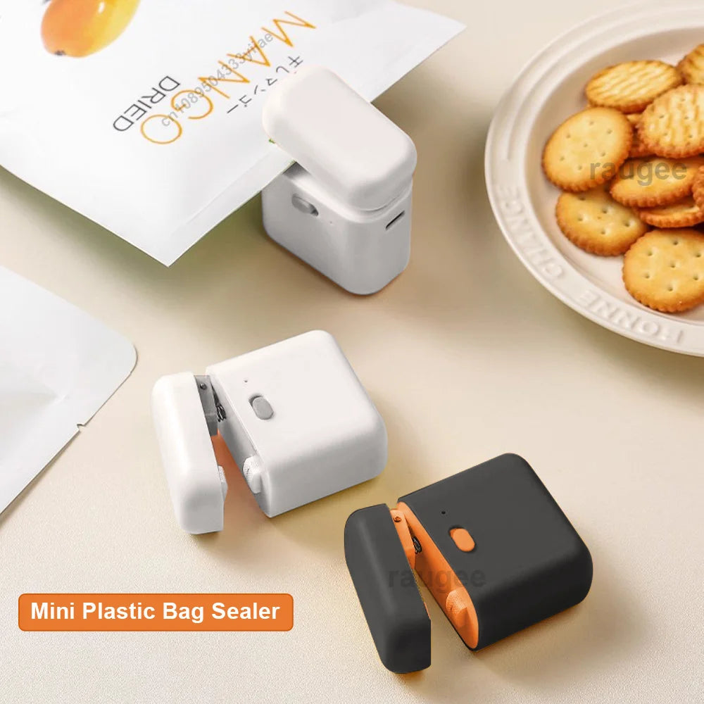 Mini Bag Sealer – Portable Handheld Heat Sealer, USB Rechargeable, No Preheating