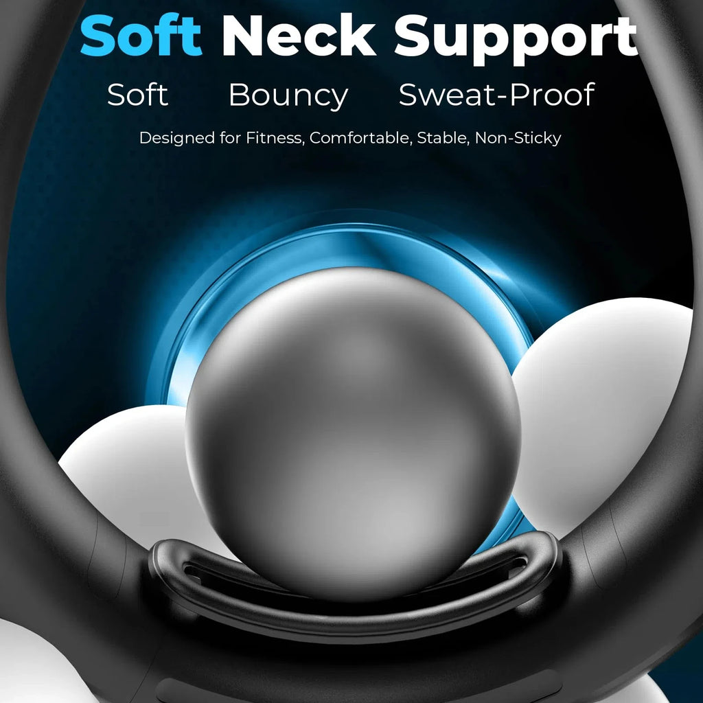 Portable Neck Fan – 4 Turbo Bladeless, 4000mAh, 360° Cooling, LED Display